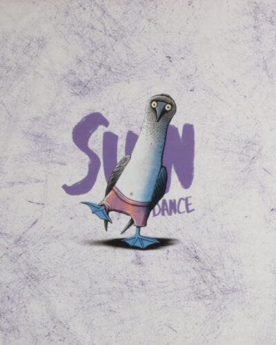 Sun Dance, lilla/hvid - Jersey rapport