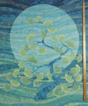 Ginkgo Garden - Patchwork panel