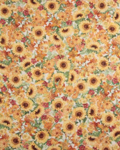 Blomster, solsikker - Patchwork