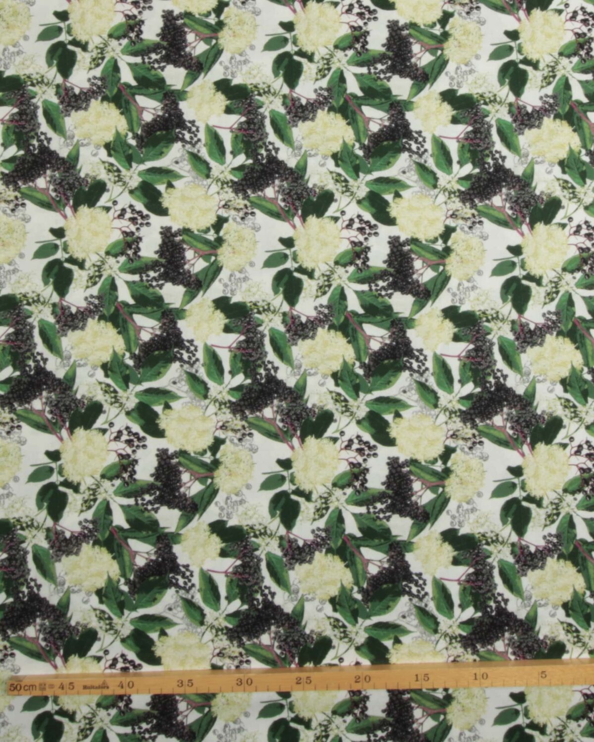 Hyldebær og hyldebærblomster - Patchwork - Billede 3