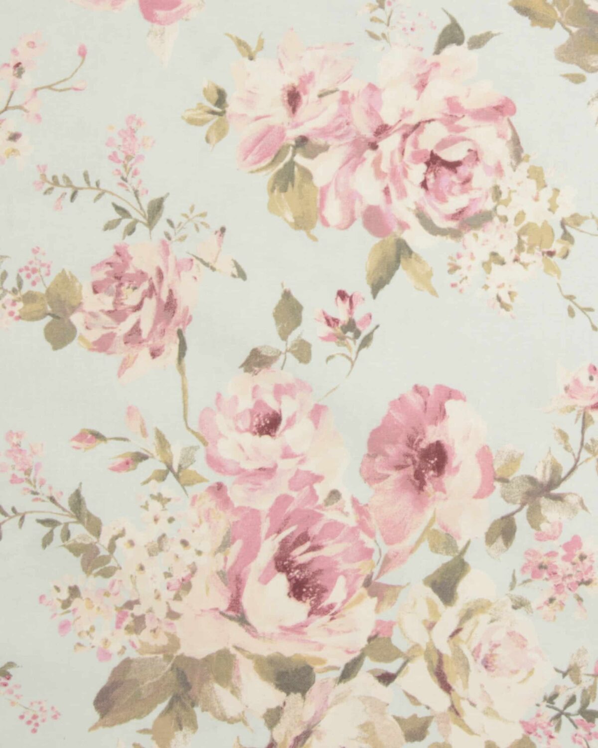 Lyseblå med blomster - Boligtekstil - Billede 2