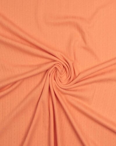 Orange - Jersey m. hulmønster