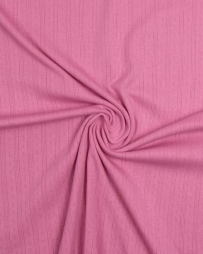 Pink - Jersey m. hulmønster