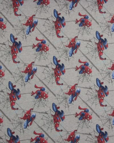 Spiderman på lys grå - French Terry