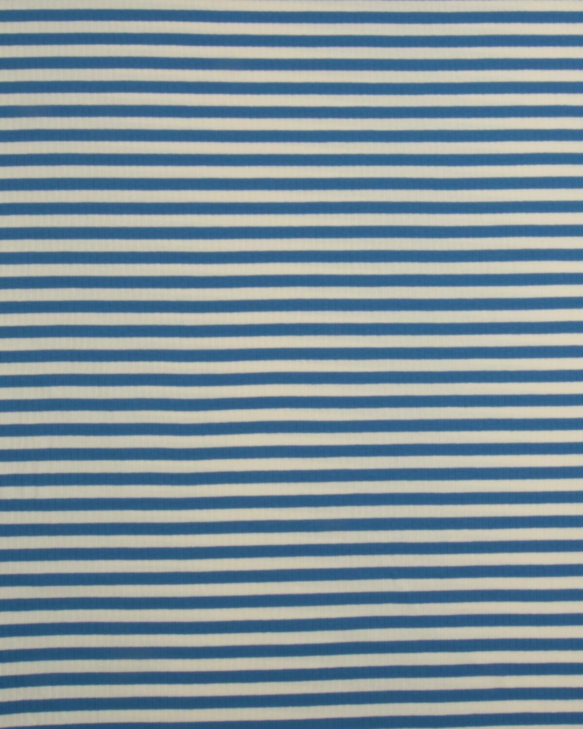 Striber i blå/flødefarvet - Bredriflet rib jersey