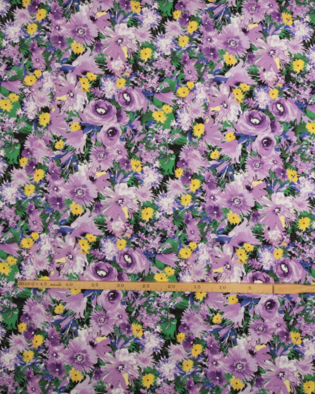 Lilla blomster - Jersey, bomuld/modal - Billede 3