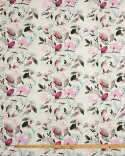 Blomster på hvid - Jersey 7 Blomster på hvid - Jersey