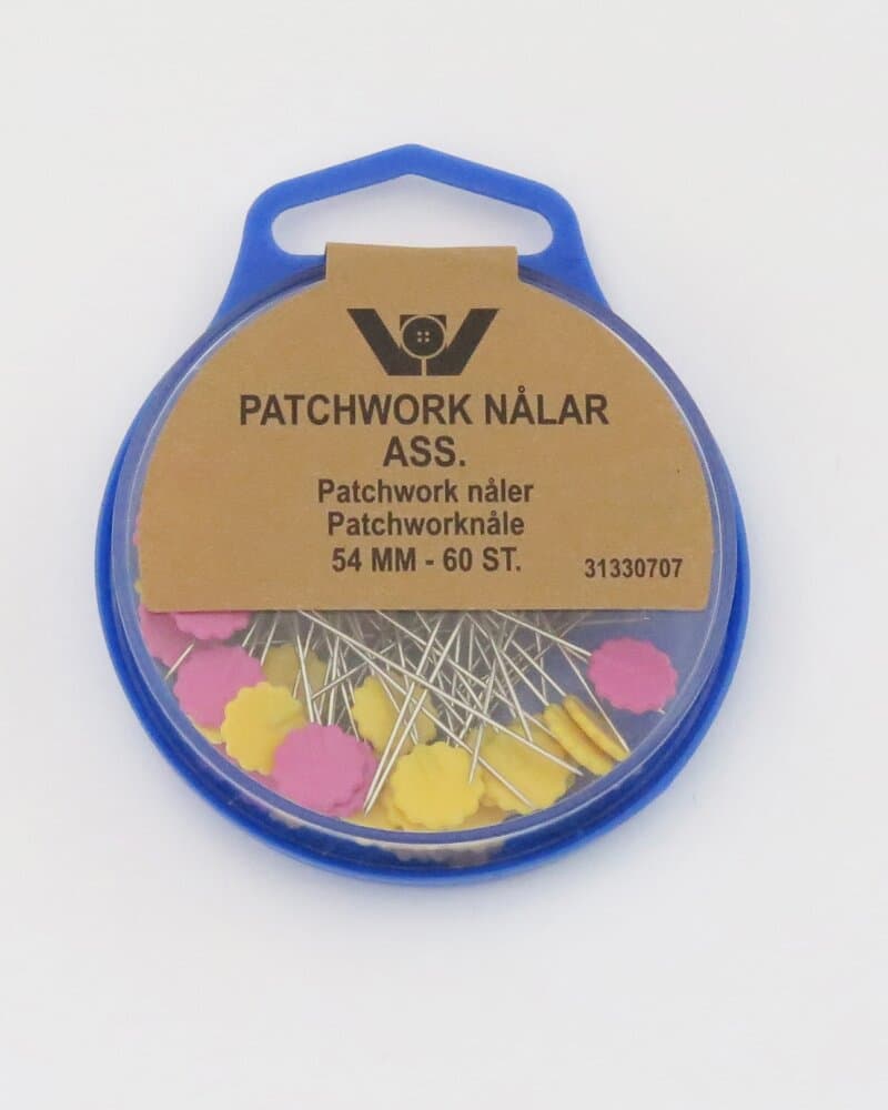 Patchworknåle 60 stk. - 54 mm