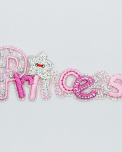 Princess 6,7x2,8 cm - Strygemærke