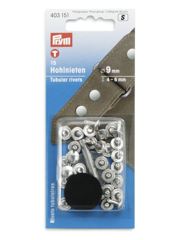 Pyntenitter 15 sæt - 9 mm (4-6 mm) - Prym