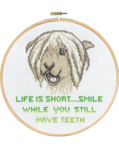 Life is short....smile while you still have teeth - 20 cm Ø