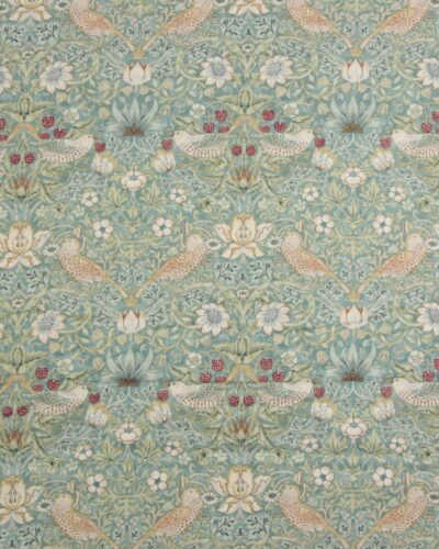 Strawberry Thief, støvet grøn - William Morris