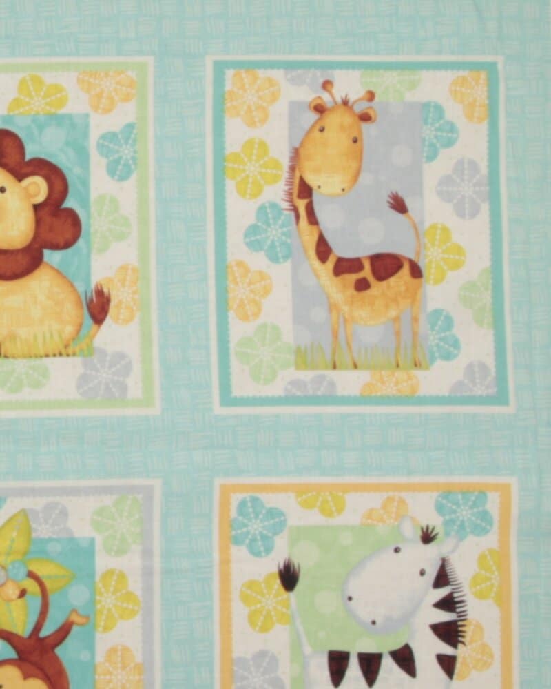 Sweet safari, 5 motiver, 2 af hver - Patchwork panel