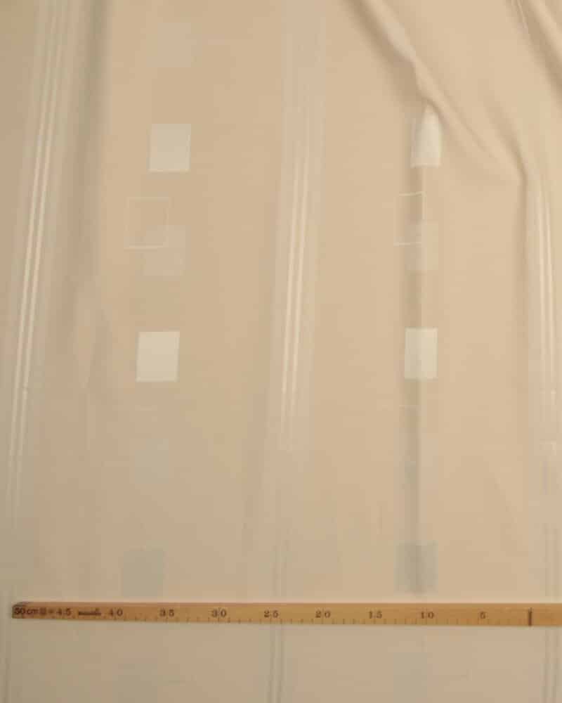 Lys beige med blanke felter og striber - Image 3