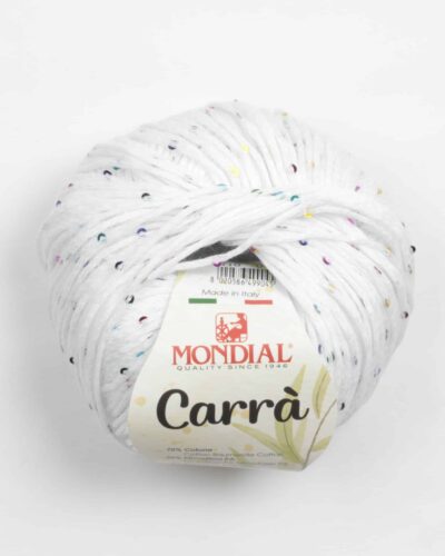 Hvid med palietter - Carrà fra Mondial