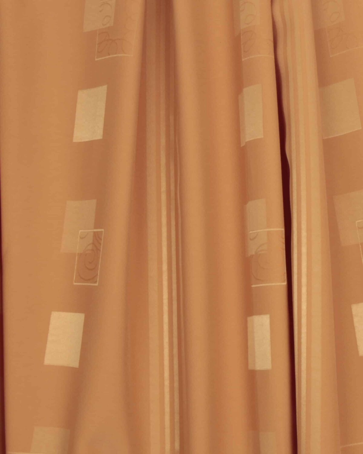 Orange med blanke felter og striber - Billede 2