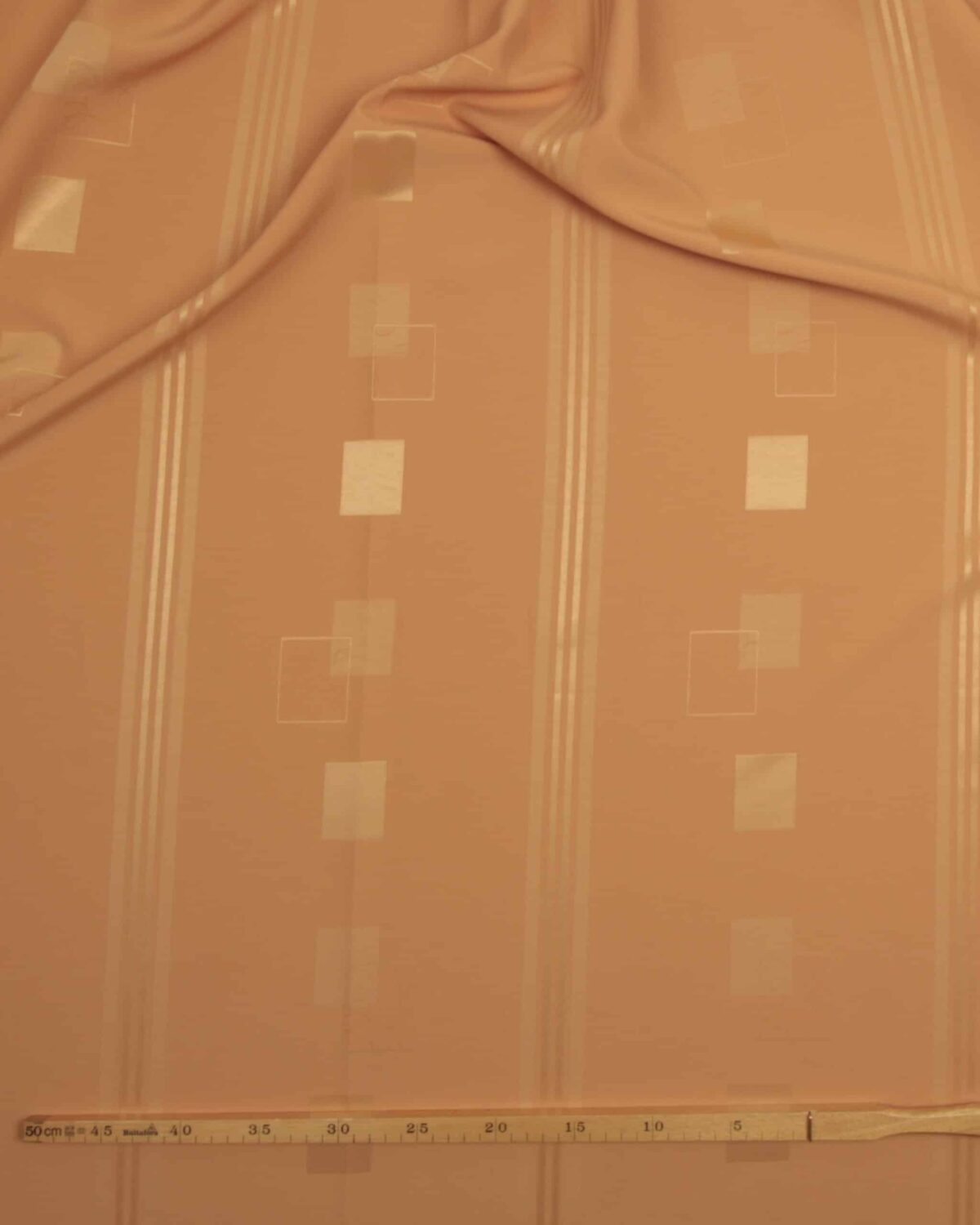 Orange med blanke felter og striber - Billede 3