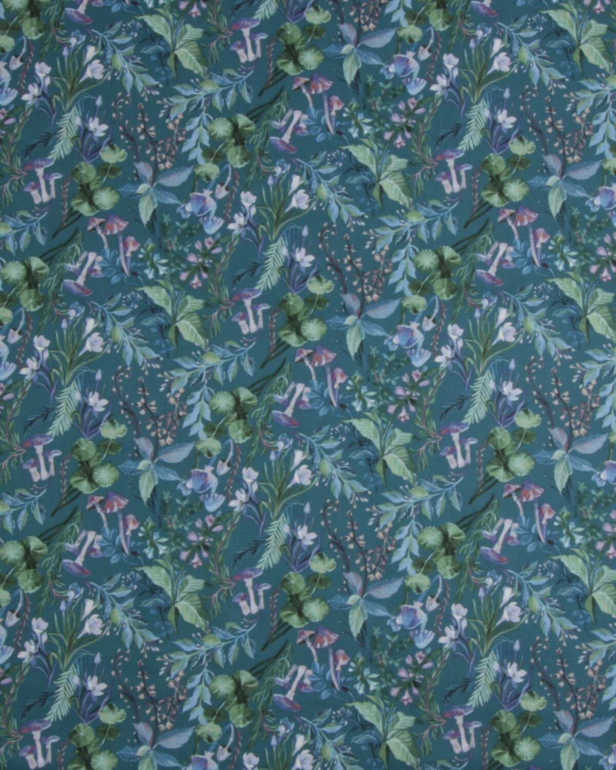 Blade, blomster og svampe - Patchwork