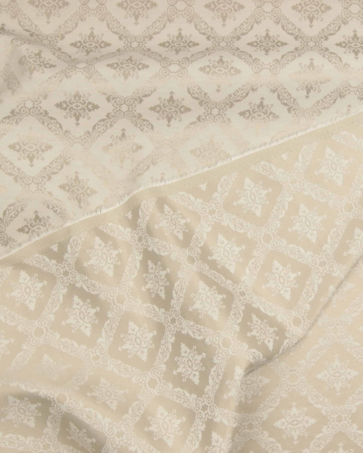 Beige og lysebrunt mønster - Billede 2