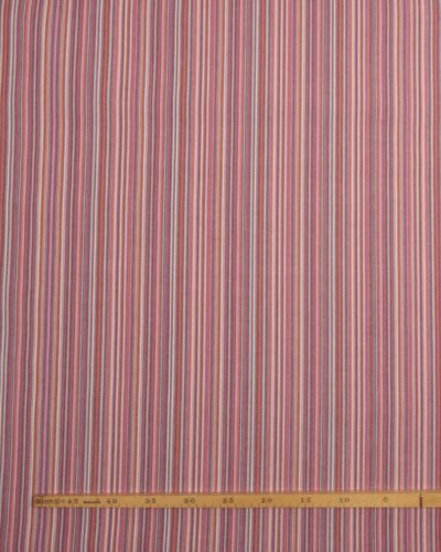 Røde/lilla striber - Udendørsstof