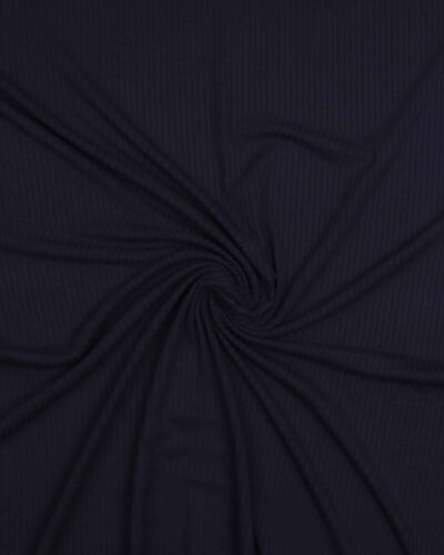 Aubergine, riflet - Viskose jersey