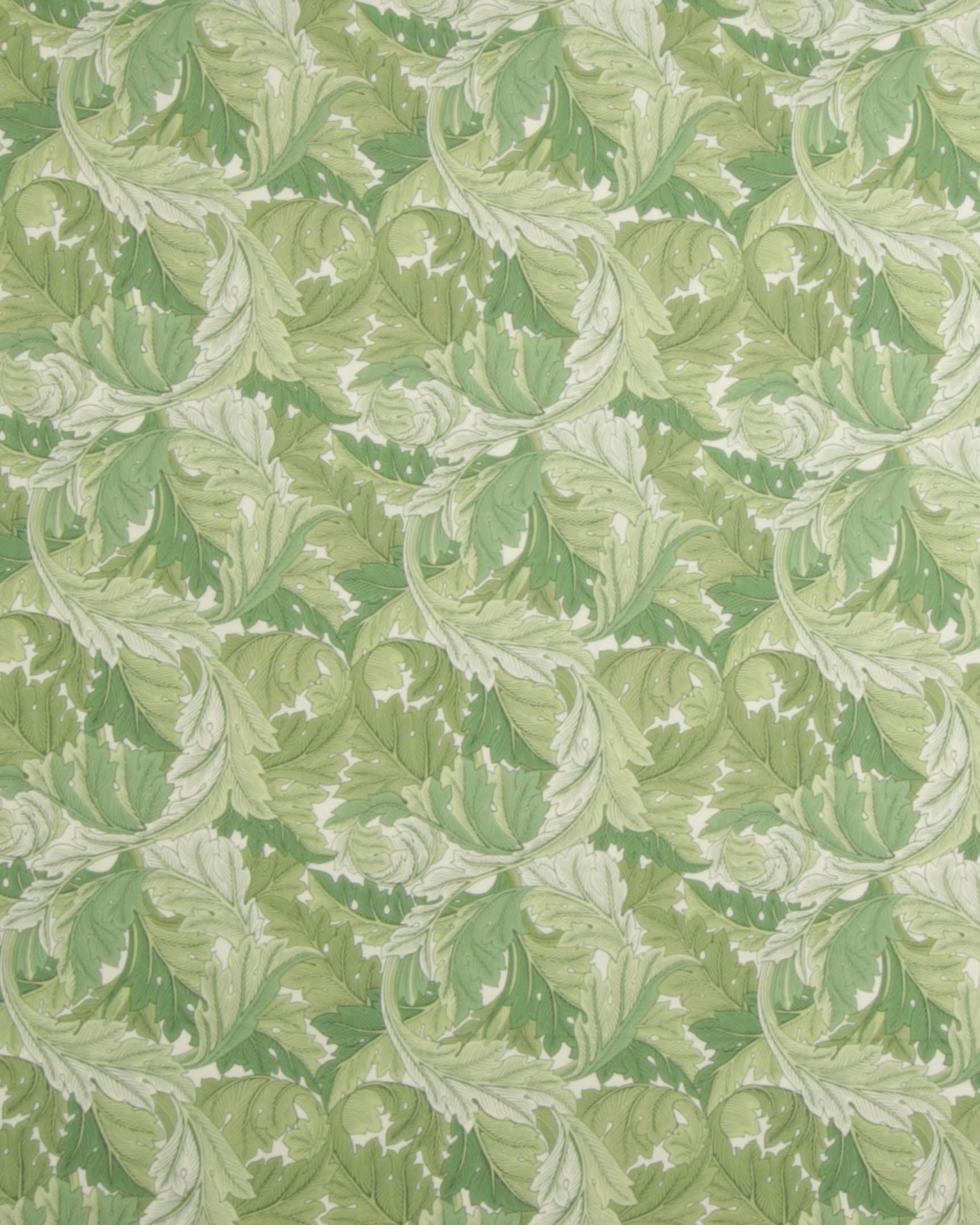 Acanthus, grøn - William Morris - 100% Bomuld