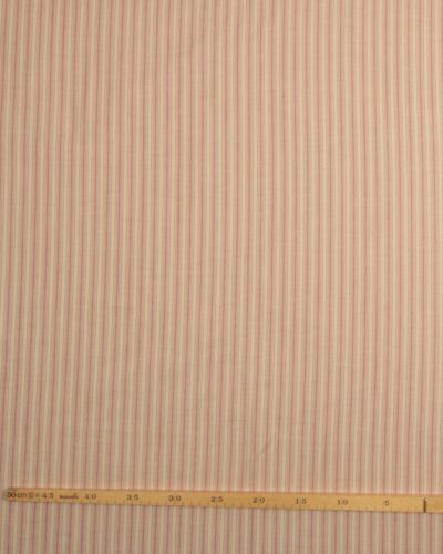 Rød/beige striber - Bomuld 7 Rød/beige striber - Bomuld