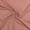 Rød/beige 2x2 mm tern - Bomuld