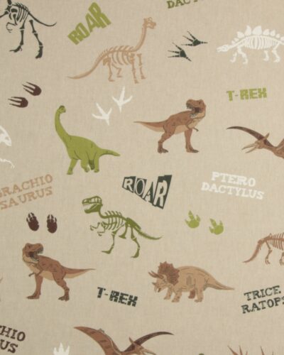Dinoer og dinoskeletter - Boligtekstil