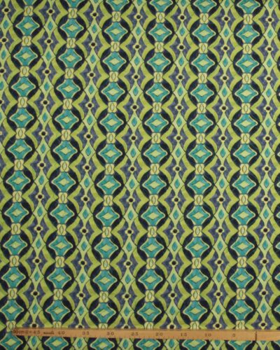 Tosidet vatteret, turkis/lime/blålilla