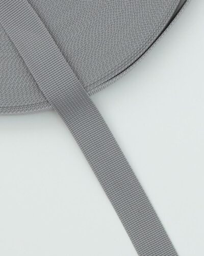 Lysegrå, nylon - Gjordbånd 25 mm
