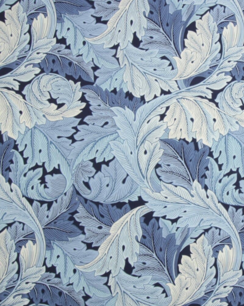 Large Acanthus, offwhite/blå - William Morris