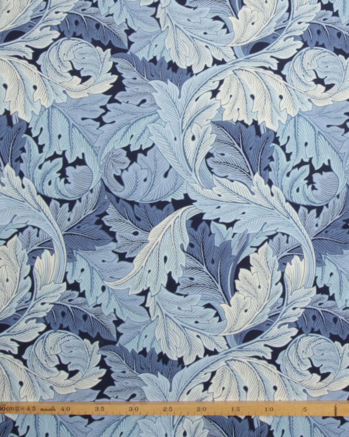 Large Acanthus, offwhite/blå - William Morris - Billede 3