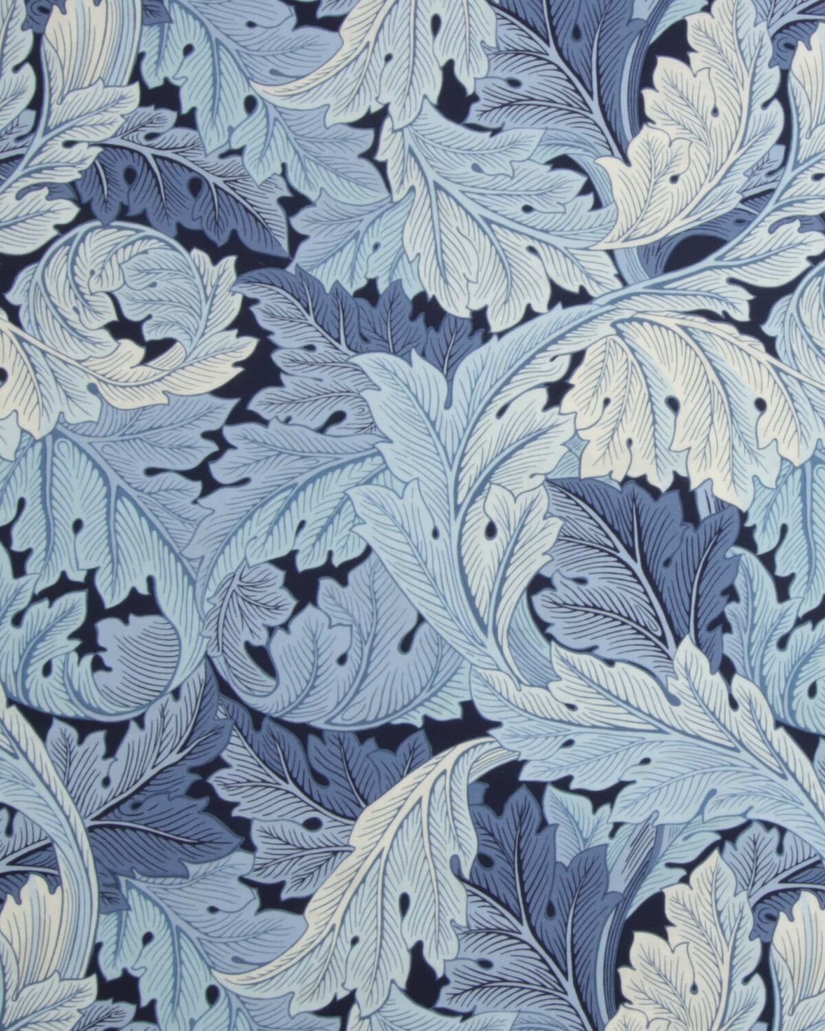 Large Acanthus, offwhite/blå - William Morris - Billede 2