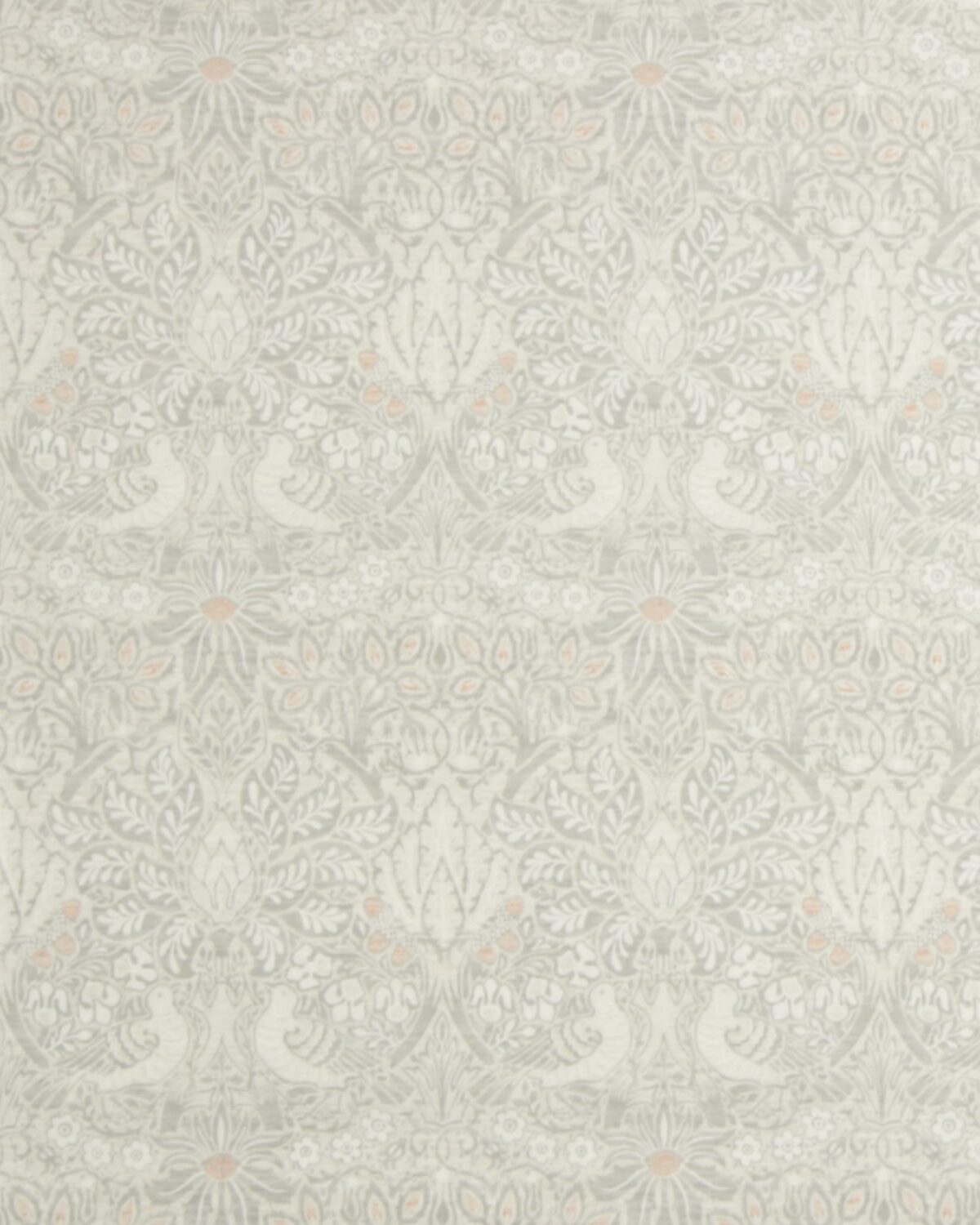 Small Pure Dove and rose, lysegrå - William Morris