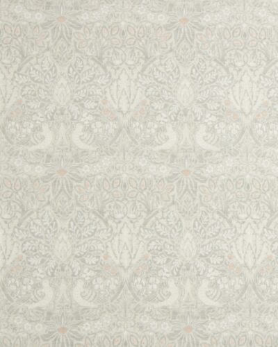 Small Pure Dove and rose, lysegrå - William Morris