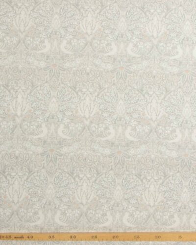 Small Pure Dove and rose, lysegrå - William Morris