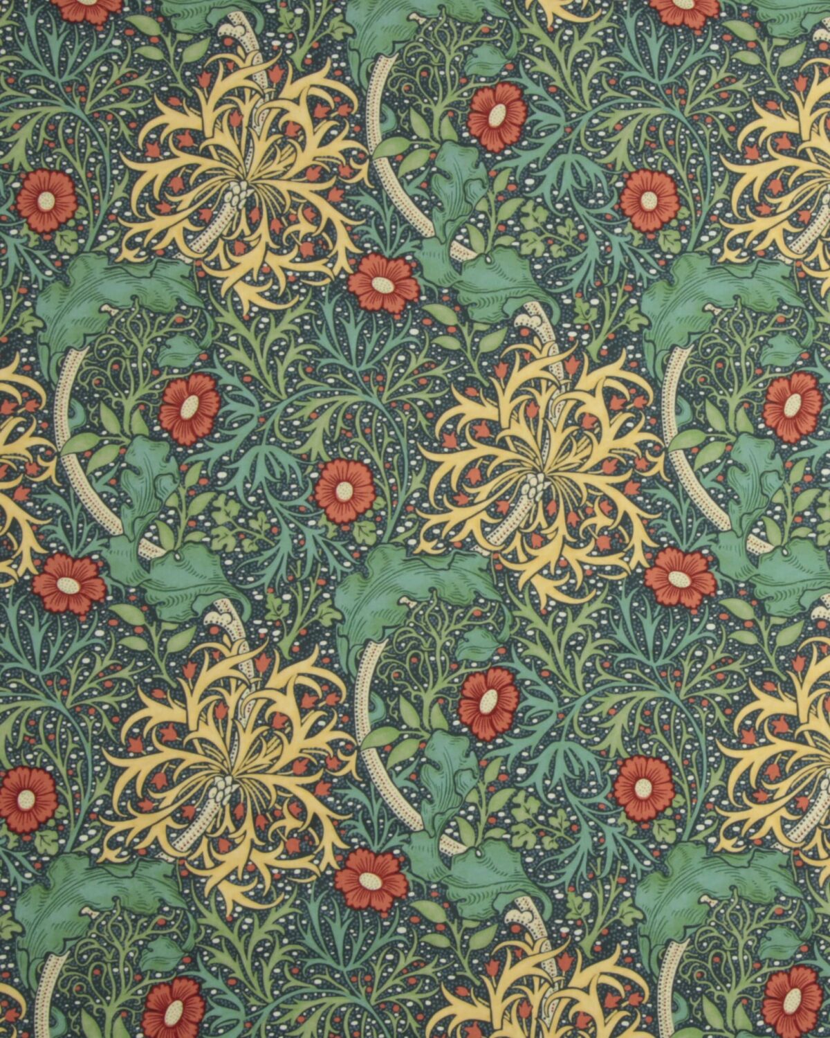 Seaweed, blå/grøn - William Morris - Billede 2