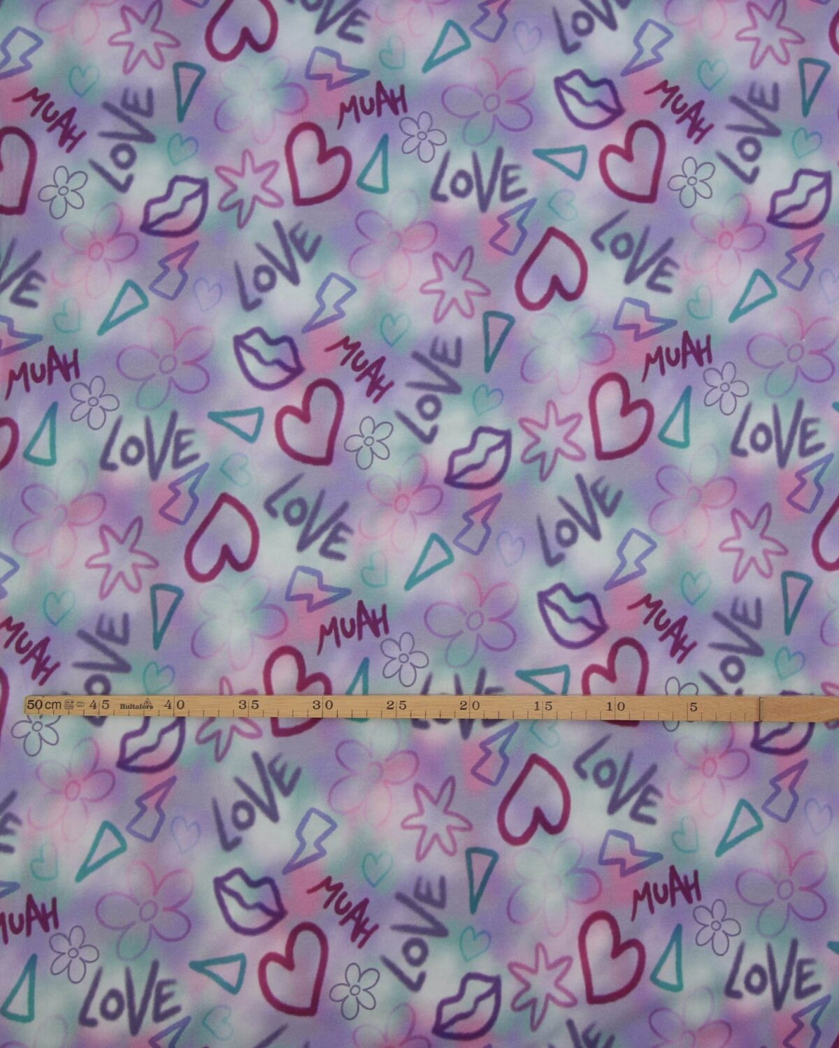 "Love" og hjerter - Jersey - Billede 3