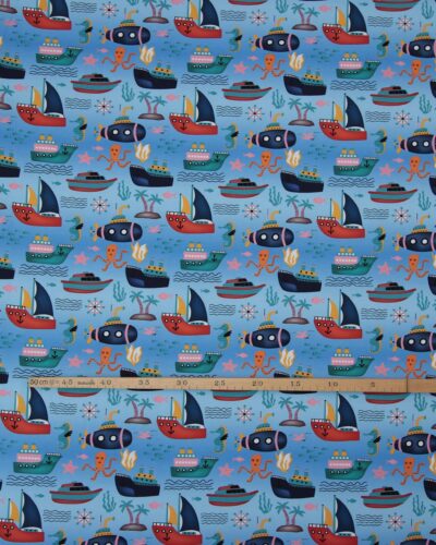 Skibe og ubåde, søheste og blæksprutter - Jersey