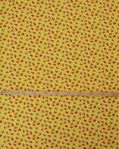 De fire Årstider, gule/orange/røde blade - Patchwork