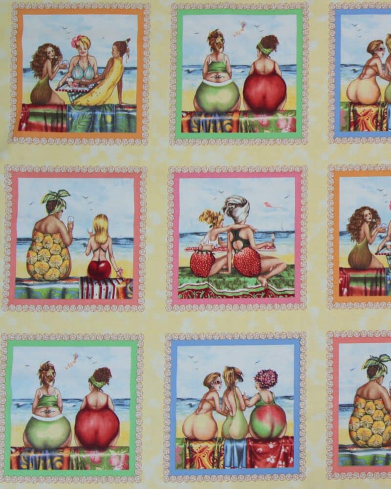 Fruit ladies 15 motiver - Patchwork rapport