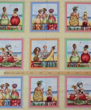 Fruit ladies 15 motiver - Patchwork rapport