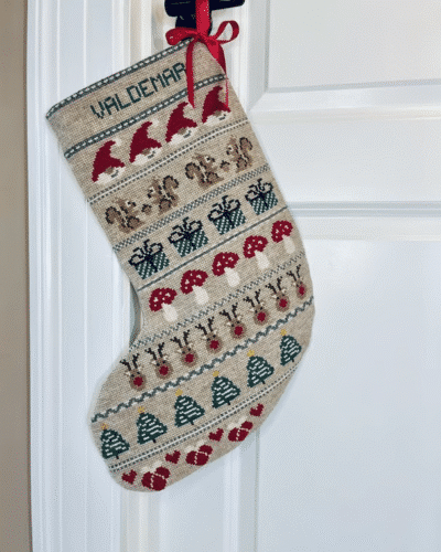 Christmas love julesok - ca. 45x34 cm