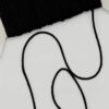 Sort, 2 mm - Silkesnor