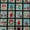 Christmas whishes, 40 julemotiver - Patchwork panel