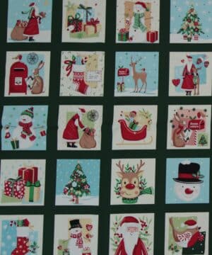 Christmas whishes, 40 julemotiver - Patchwork panel