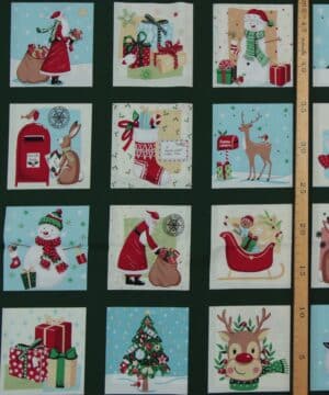 Christmas whishes, 40 julemotiver - Patchwork panel