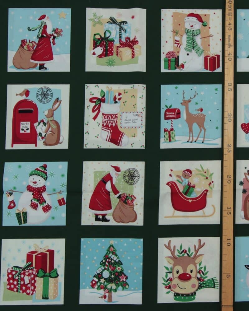 Christmas whishes, 40 julemotiver - Patchwork panel