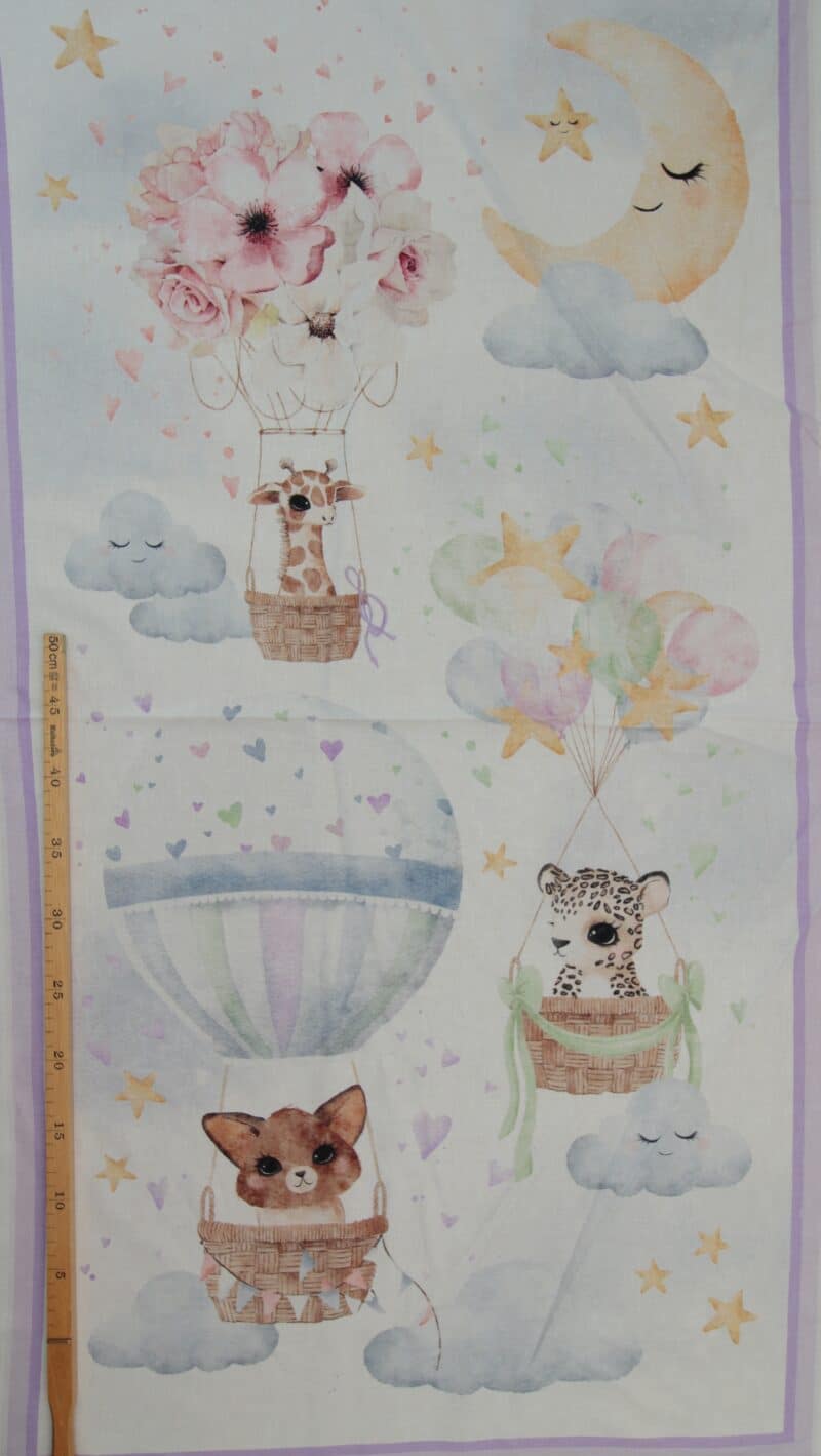 Animal babies, 1 motiv- Patchwork panel